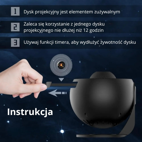 Projektor Gwiazd na Sufit Domowe Planetarium