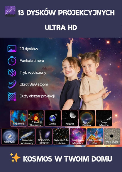 Projektor Gwiazd na Sufit Domowe Planetarium
