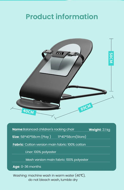 Leżaczek bujaczek dla niemowląt