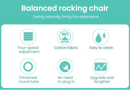 Leżaczek bujaczek dla niemowląt